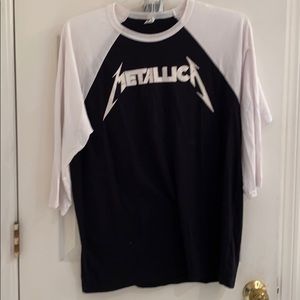 Graphic T Metallica baseball shirt